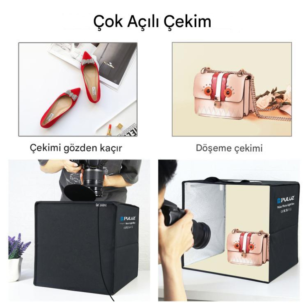 40x40 ışıklı ürün çekim çadırı 40x40 ışıklı ürün çekim çadırı