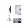 Softbox Sabit Işık Seti Sürekli Işık 50x70