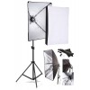 Softbox Sabit Işık Seti Sürekli Işık 50x70